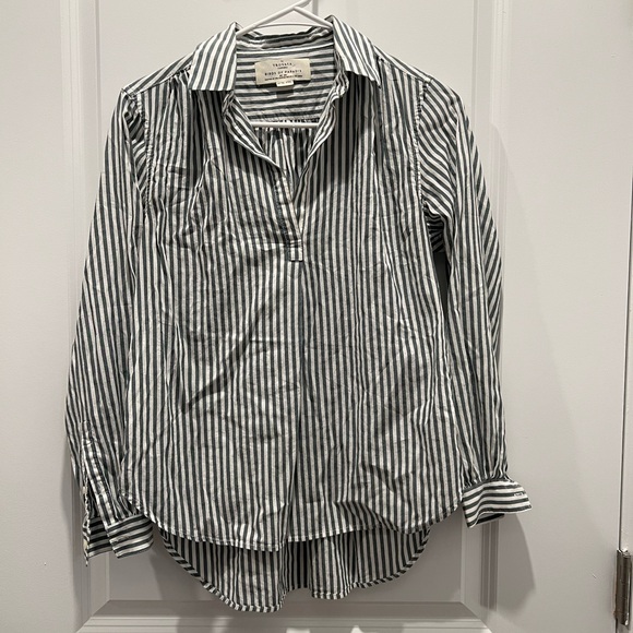 Trovata Birds of Paradis Striped Tunic Top - Picture 1 of 6
